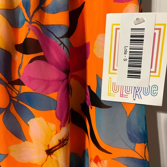 LuLaRoe Tropical LoLa Skirt - small - Picture 6 of 11